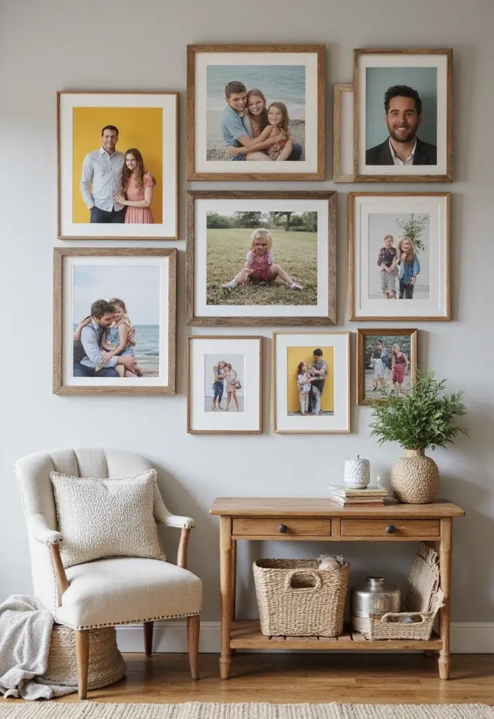 20 Ideas de Decoración que Transformarán Tu Hogar en un Refugio Acogedor (¡No Creerás la #7!) - 7. Arte Personalizado