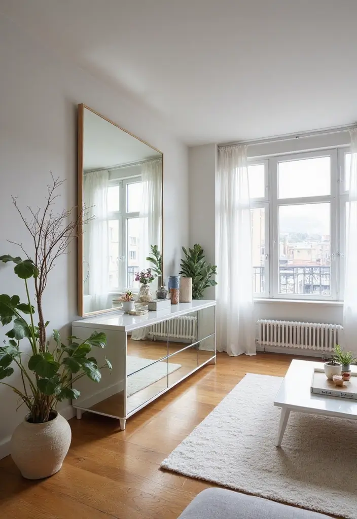 21 Urban Apartment Styling Secrets That Will Transform Your Space (You Won't Believe #10!) - 10. Use Mirrors Wisely