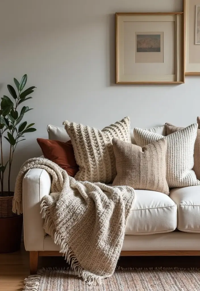 21 Urban Apartment Styling Secrets That Will Transform Your Space (You Won't Believe #10!) - 4. Mix and Match Textures