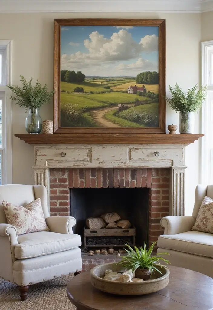21 Vintage Wall Art Pieces That Will Instantly Elevate Your Space (You Won't Believe #10!) - 14. Rustic Farmhouse Decor
