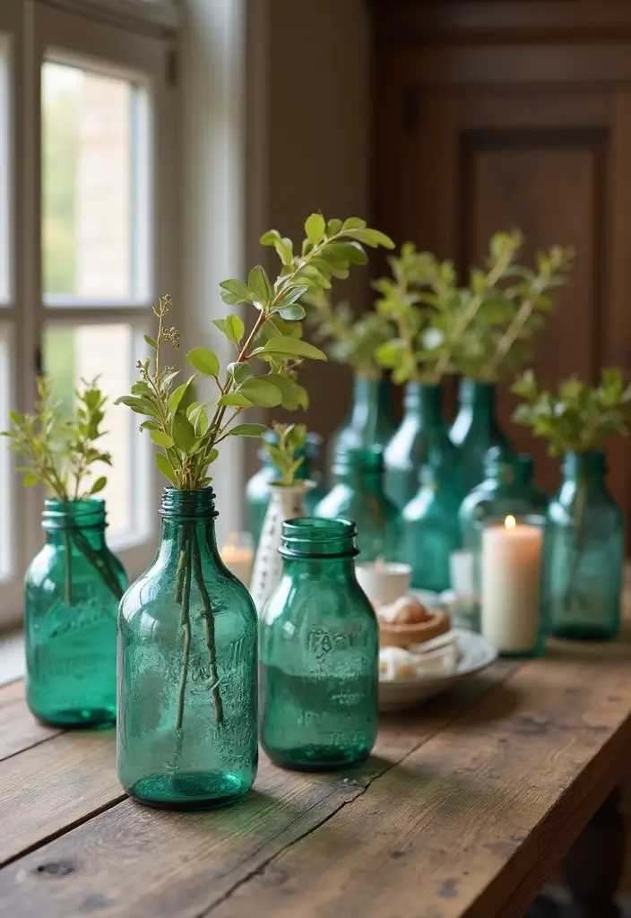 22 Rustic Farmhouse Decor Ideas That'll Make Your Home Feel Like a Cozy Retreat! - 4. Mason Jar Decor