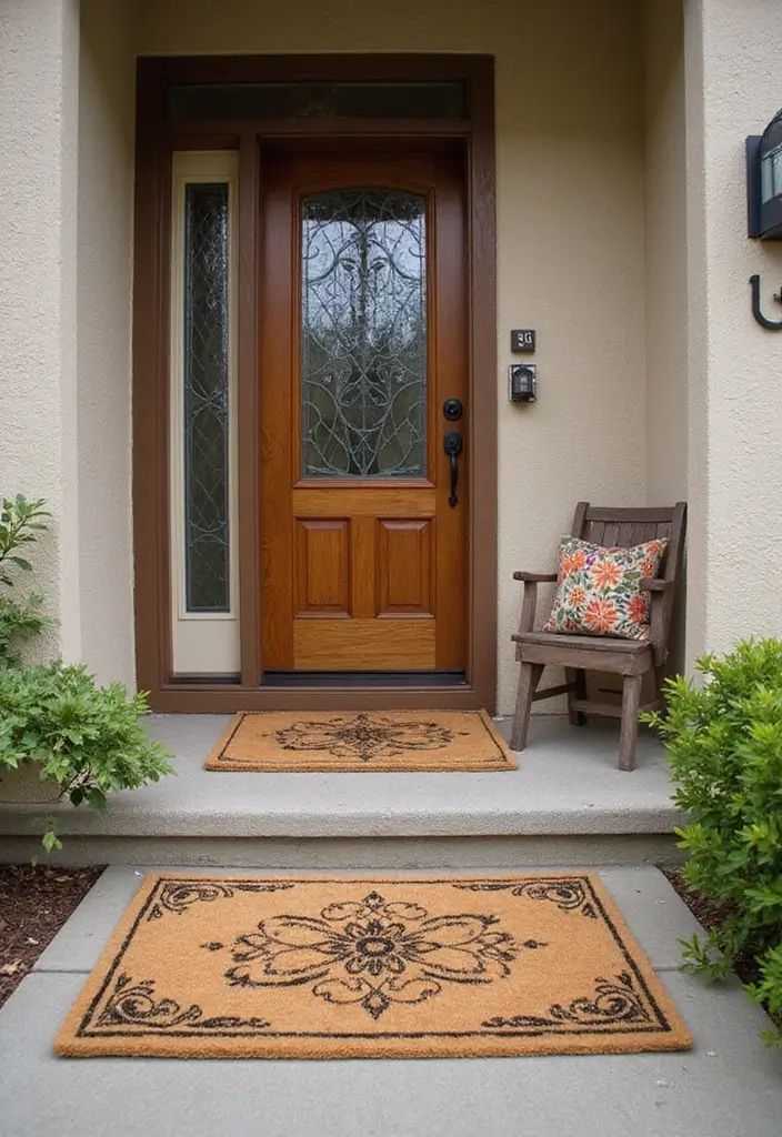 25 Mind-Blowing DIY Home Projects That'll Transform Your Space on a Budget! - 18. Custom Door Mat