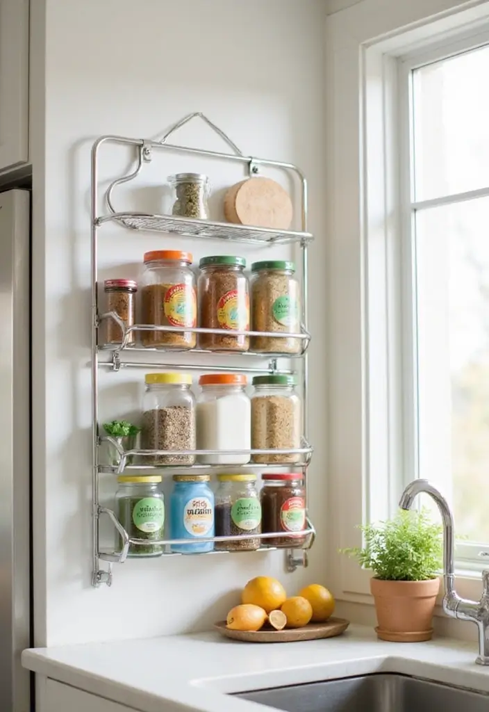 25 Mind-Blowing DIY Home Projects That'll Transform Your Space on a Budget! - 24. DIY Magnetic Spice Rack