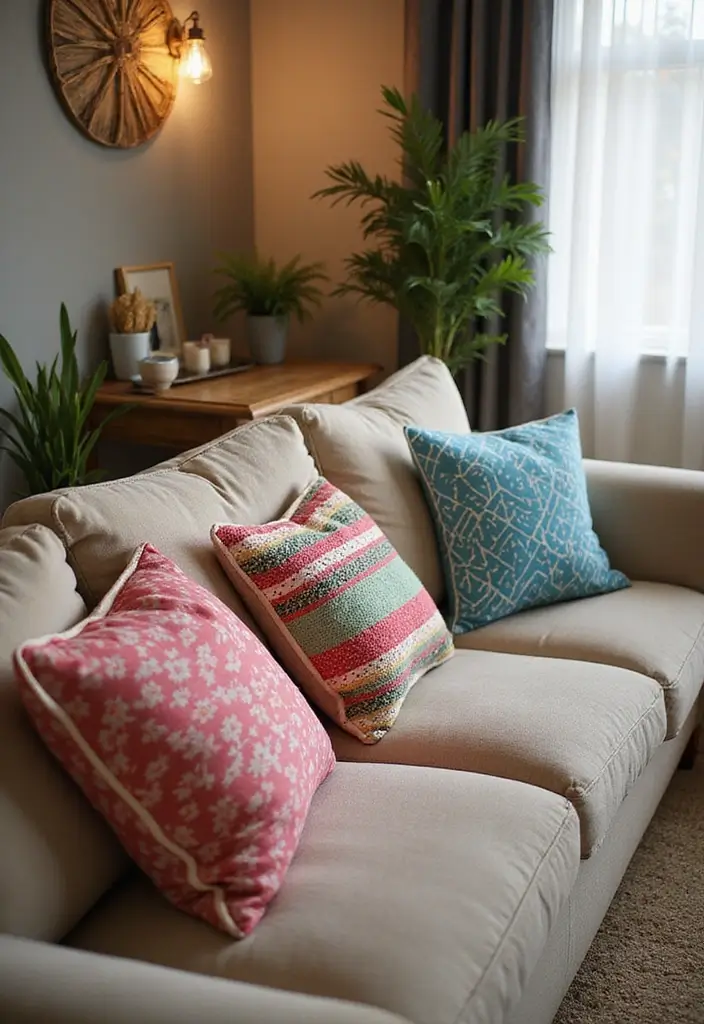 25 Mind-Blowing DIY Home Projects That'll Transform Your Space on a Budget! - 6. Custom Throw Pillows