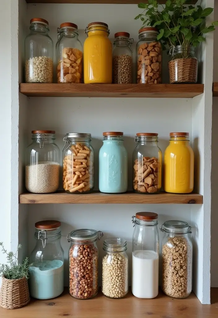25 Mind-Blowing DIY Home Projects That'll Transform Your Space on a Budget! - 7. Upcycled Jars as Storage