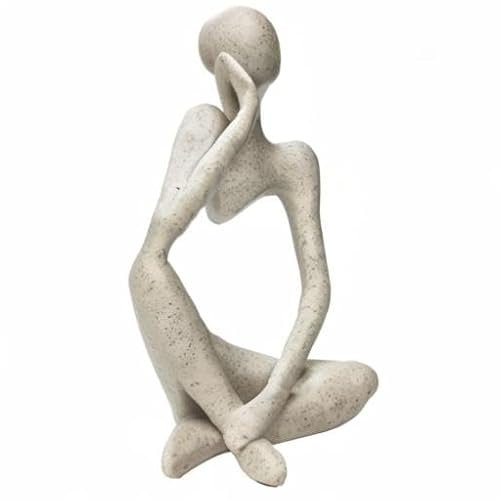 31EBI8d6pRL._SL500_.jpg Prosfalt Sandstone Resin Abstract Sculpture - Left Reverie Figurine for Home & Office Decor - Image 8