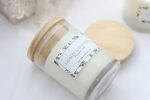 Aronica Organic Soy Candles: Lavender Lemon Essential Oil, Luxurious Spa Gift for Women, Energizing Aroma - Image 3