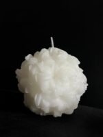 Aesthetic White Flower Shaped Candles for Home Decor | Scented Hyacinth Bathroom Candle - Image 2