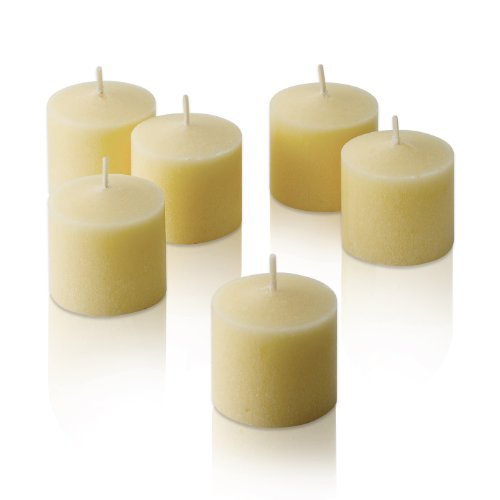 31UdfWzTgzL._SL500_.jpg French Vanilla Scented Votive Candles - Set of 12 | 10-Hour Burn Time | Made in the USA - Image 3