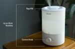 LEVOIT Quiet Humidifier for Bedroom: 3L Top Fill, 25W Cool Mist Diffuser for Home & Nursery. 360° Nozzle for Rapid Ultrasonic Humidification. - Image 11