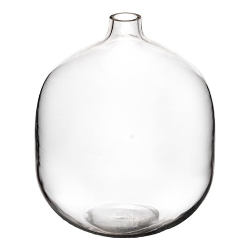 Bloomingville Stout Clear Glass Vase – Elegant Home Décor Accent Bloomingville Stout Clear Glass Vase