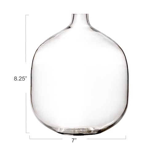 31n4PjV57L._SL500_.jpg Bloomingville Stout Clear Glass Vase – Elegant Home Décor Accent for Any Room - Image 2