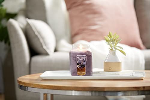 31nrUduEpL._SL500_.jpg Yankee Candle Dried Lavender & Oak 22 oz Jar Candle - 110+ Hours of Aromatherapy Burn Time, Great for Gifting! - Image 3