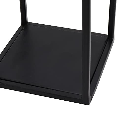 31pyeDkrDkL._SL500_.jpg HPC Decor Modern Farmhouse Lantern - Black Metal Candle with Timer & Flickering Light for Home & Outdoor Decor. Perfect for Living Room, Table, and Fireplace. - Image 8