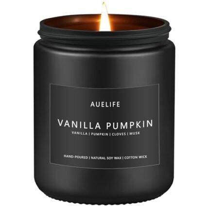 Fall Candle | Vanilla Pumpkin Candle - Scented Candles for Autumn, Fall Aromatherapy Gifts - 7 OZ