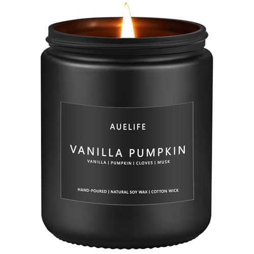 Autumn Scented Candle | Vanilla Pumpkin Aroma - 7 OZ Fall Candle | Vanilla Pumpkin Candle - Scented Candles for Autumn, Fall Aromatherapy Gifts - 7 OZ
