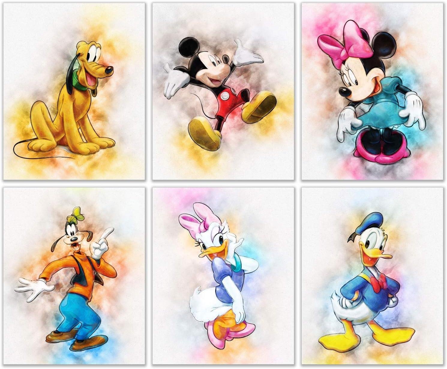 Exploring Mickey & Friends: Colorful Wall Art for Kids’ Rooms
