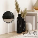 Creative Scents Black Marble Vase Set - Premium Home Decor for Pampas Grass & Flowers - Image 5