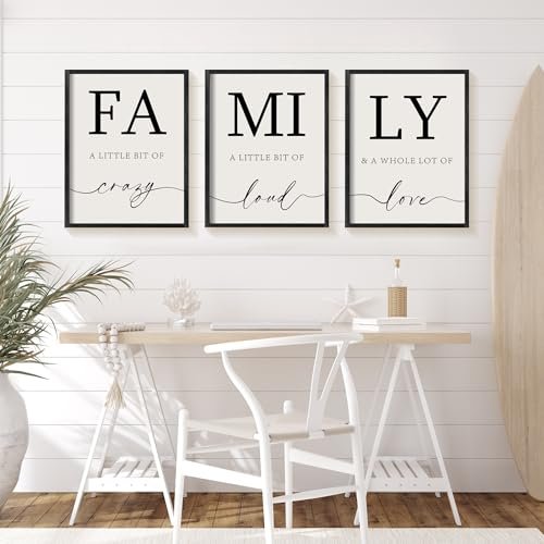 41-unpvvp9L._SL500_.jpg Heiple Family 11"x14" Framed Wall Decor - Rustic Farmhouse Minimalist Art for Living Rooms - Image 2