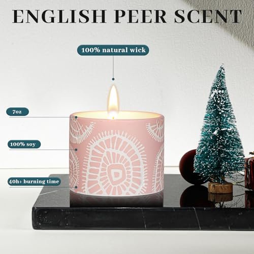 410DISZseFL._SL500_.jpg Sandalwood Scented Candle in Minimalist Plaster Jar - 7oz Long-Lasting Soy Wax for Home & Meditation - Image 3