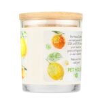 Pet House Citrus Candle: Long-Lasting, Plant-Based, Clean-Burning Candle for Pet Odor Control. - Image 2
