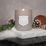 Manly Indulgence Winter's Edge Scented Candles for Men, 15 oz, Wooden Wick, 60H Burn, Made in the USA. - Image 3