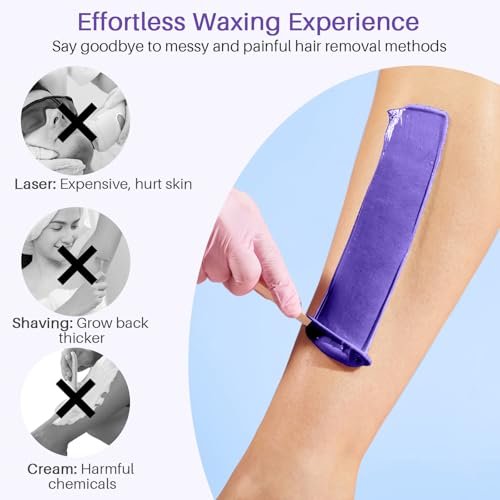 4159e6OazsL._SL500_.jpg BLITZWAX Brazilian & Bikini Waxing Kit for Women: Hard Wax Warmer for Face, Legs & Body—Beginner-Friendly, Quick Heating, 28 Accessories. - Image 8