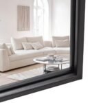 Suidia 30" x 40" Black Metal Framed Decorative Wall Mirror for Bedroom, Living Room & Entryway. - Image 5