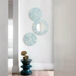 TEIPAI Beach Mirror Wall Art Set - 3PCS Handmade Coastal Decor for Living Room, Bedroom & Bathroom. - Image 3