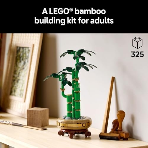 418M5rvKVcL._SL500_.jpg LEGO Botanicals Lucky Bamboo Building Set - Fake Indoor Plant Décor for Adults 18+ - Ideal Gift for Birthdays - 10344 - Image 2