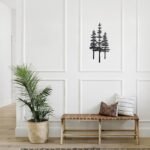 Noxozoqm Metal Tree Wall Decor: Rustic Black Tree Art for Home, Office, and Farmhouse Indoors or Outdoors. - Image 4