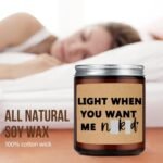 LEIOH Anniversary & Valentine's Day Gifts: Funny Lavender Candle for Him, Her, Boyfriend, Girlfriend, Birthday & Christmas - Image 2