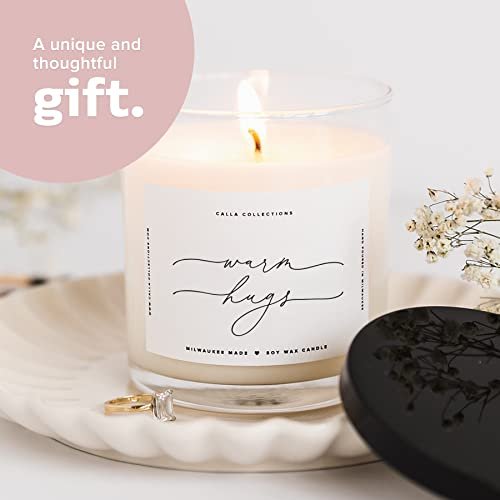 419N3Cbbq4L._SL500_.jpg ThreeKin Warm Hugs Scented Candles: Natural Soy Wax, Aromatherapy Gift, Long-Lasting 75-Hour Burn, Lemongrass Lavender, Designed in USA. - Image 3