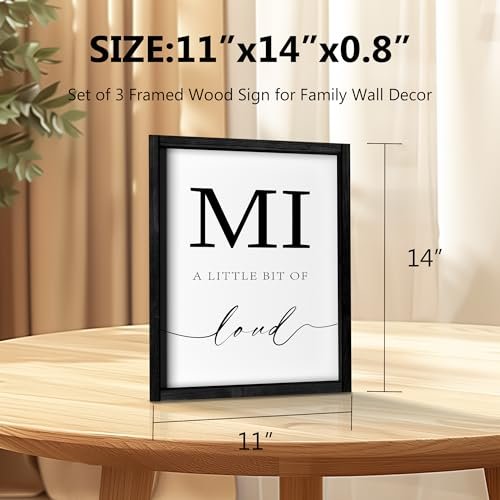 419nk3Ro0JL._SL500_.jpg Heiple Family 11"x14" Framed Wall Decor - Rustic Farmhouse Minimalist Art for Living Rooms - Image 5