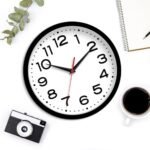 Roymnie 8-Inch Silent Non-Ticking Wall Clock: Modern Battery Operated Classic Decor for Any Room (Black) - Image 7