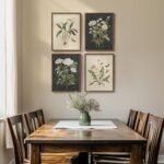 Rustic Floral Canvas Wall Art Set: 4 Vintage Botanical Prints for Living Room, Dining Room, and More. - Image 2