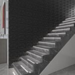 Art3d 33-Pack 3D Diamond Wall Panels for Interior Decor, PVC Flower Texture, Black, 12"x12", 32 sq.ft. - Image 9