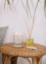 Brooklyn Candle Studio Maui Reed Diffuser - Sea Salt, Driftwood & Ylang Ylang - 8 Rattan Reeds, 3.7oz - Image 6