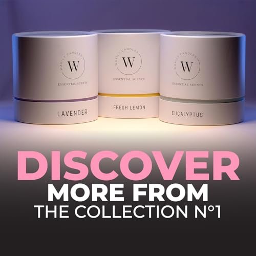 41GCGKlkvML._SL500_.jpg Waxily Eucalyptus Soy Candle | Non-Toxic Aromatherapy | Long-Lasting, Eco-Friendly, Vegan | Luxury Gift for Home Spa & Stress Relief | 12oz - Image 9