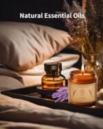 Large 16oz Lavender Scented Soy Candle - 100 Hour Burn Time, Perfect for Gifts & Aromatherapy - Image 2