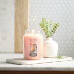 Yankee Candle Tangerine & Vanilla 22oz Large Jar Candle - 110+ Hours of Burn Time - Image 2