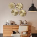 Hicarer 4-Pack 12-Inch Gold Sunburst Metal Wall Art for Home, Living Room, and Office Decor - Image 5