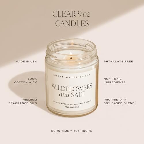41IwapWUcL._SL500_.jpg Sweet Water Decor Farmhouse Candle | Autumn Cinnamon Nutmeg | 9oz Soy Candle, 40-Hour Burn, USA-Made - Image 2