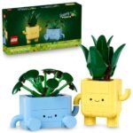 LEGO Botanicals Happy Plants Building Toys - Bedroom or Dorm Room Decor for Girls, Boys, & Adults, Desk or Shelf Display - Birthday Gift Ideas for Kids, Ages 9+ - 10349