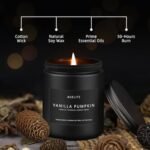 Autumn Scented Candle | Vanilla Pumpkin Aroma - 7 OZ Fall Candles for Aromatherapy Gifts - Image 4
