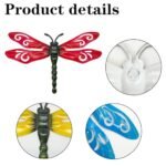 Metal Dragonfly Wall Decor for Outdoor Gardens, Terraces, and Cozy Indoor Spaces (14.5×13.3 IN) – Perfect Gift Idea! - Image 3