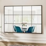 Suidia 30" x 40" Black Metal Framed Decorative Wall Mirror for Bedroom, Living Room & Entryway. - Image 2