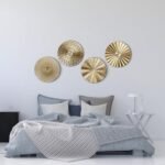 Hicarer 4-Pack 12-Inch Gold Sunburst Metal Wall Art for Home, Living Room, and Office Decor - Image 2
