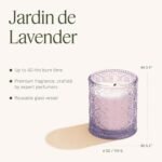 LA JOLIE MUSE Lavender Lilac Candle - Perfect Mothers Day Gift, 6oz Aromatherapy Candle, 40-Hour Burn Time. - Image 5