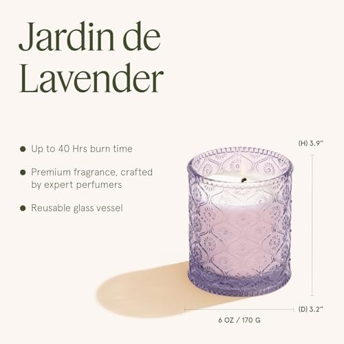 41U9hzwCISL._SL500_.jpg LA JOLIE MUSE Lavender Lilac Candle - Perfect Mothers Day Gift, 6oz Aromatherapy Candle, 40-Hour Burn Time. - Image 5